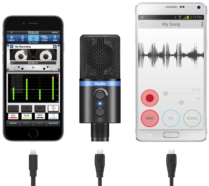 IK Multimedia iRig Mic Studio Digital Microphone BLK | Auckland | NZ