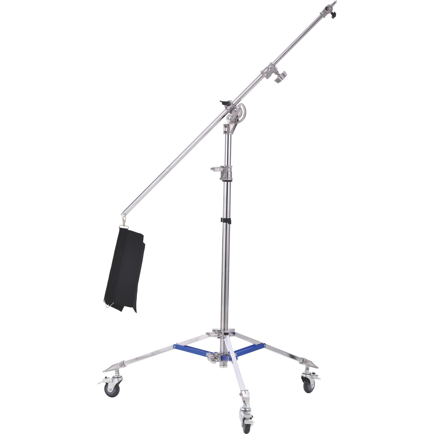 Professional Studio Rolling Microphone Boom Stand with Casters by