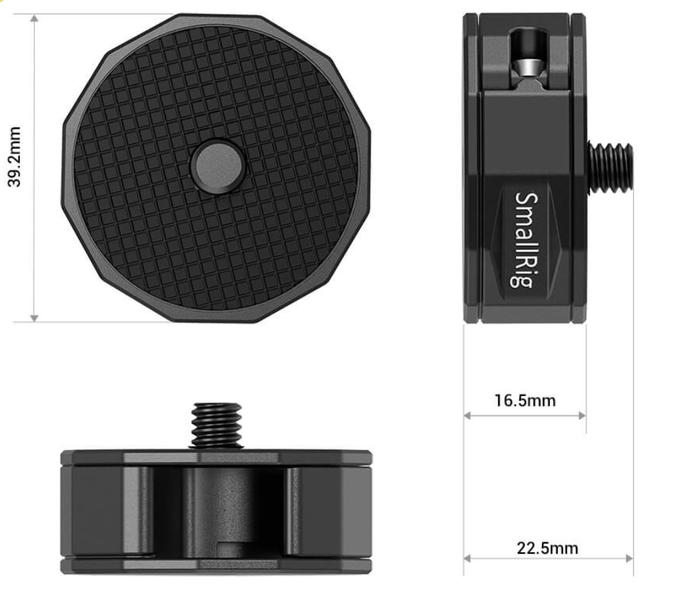SmallRig Universal Quick Release Adapter BSS2714 Auckland NZ