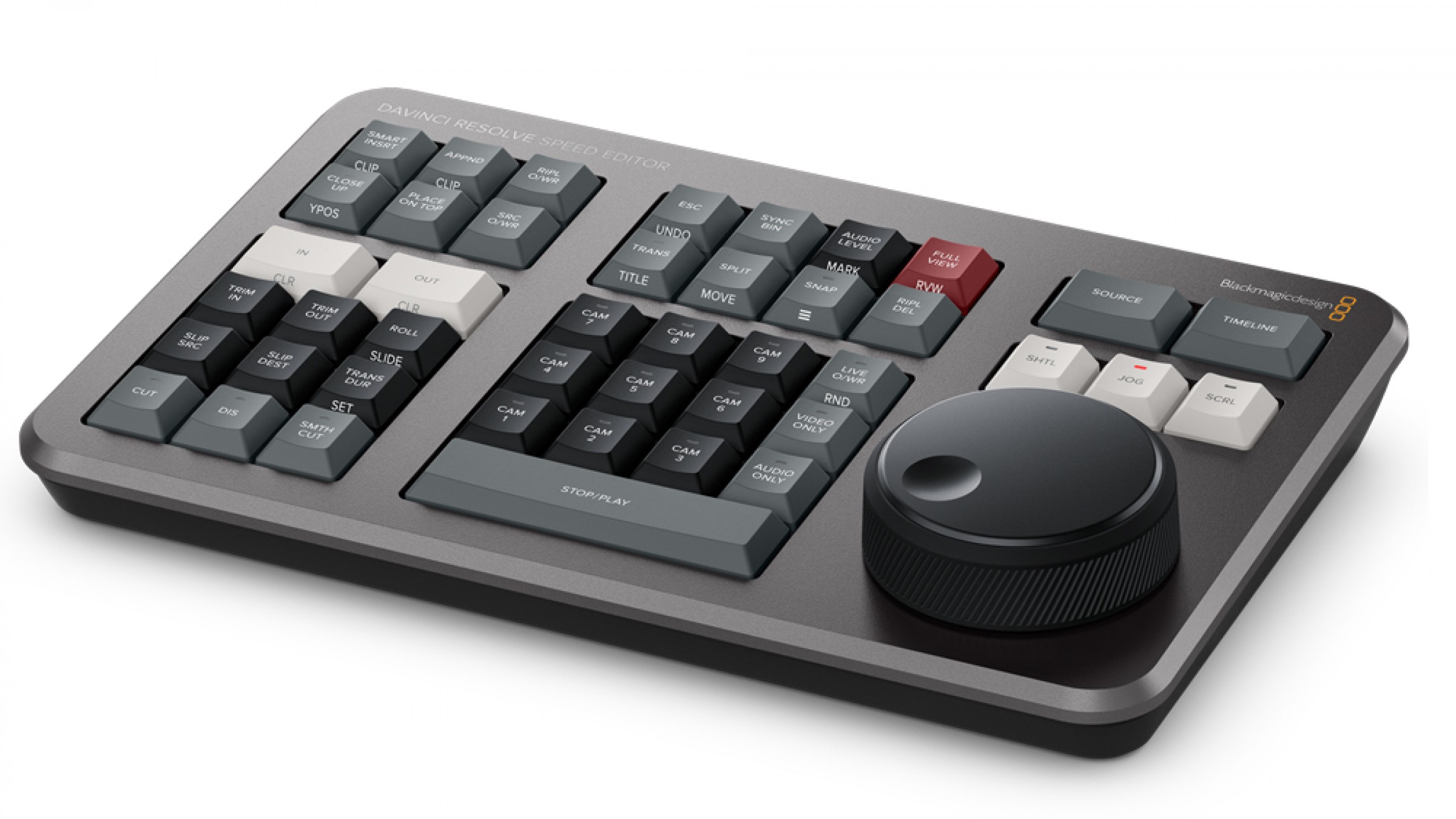 Blackmagic DaVinci Resolve Speed Editor with DaVinci Resolve 19