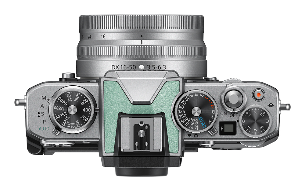 Nikon Z fc Camera Mint Green with Nikkor Z DX 16-50mm VR SL