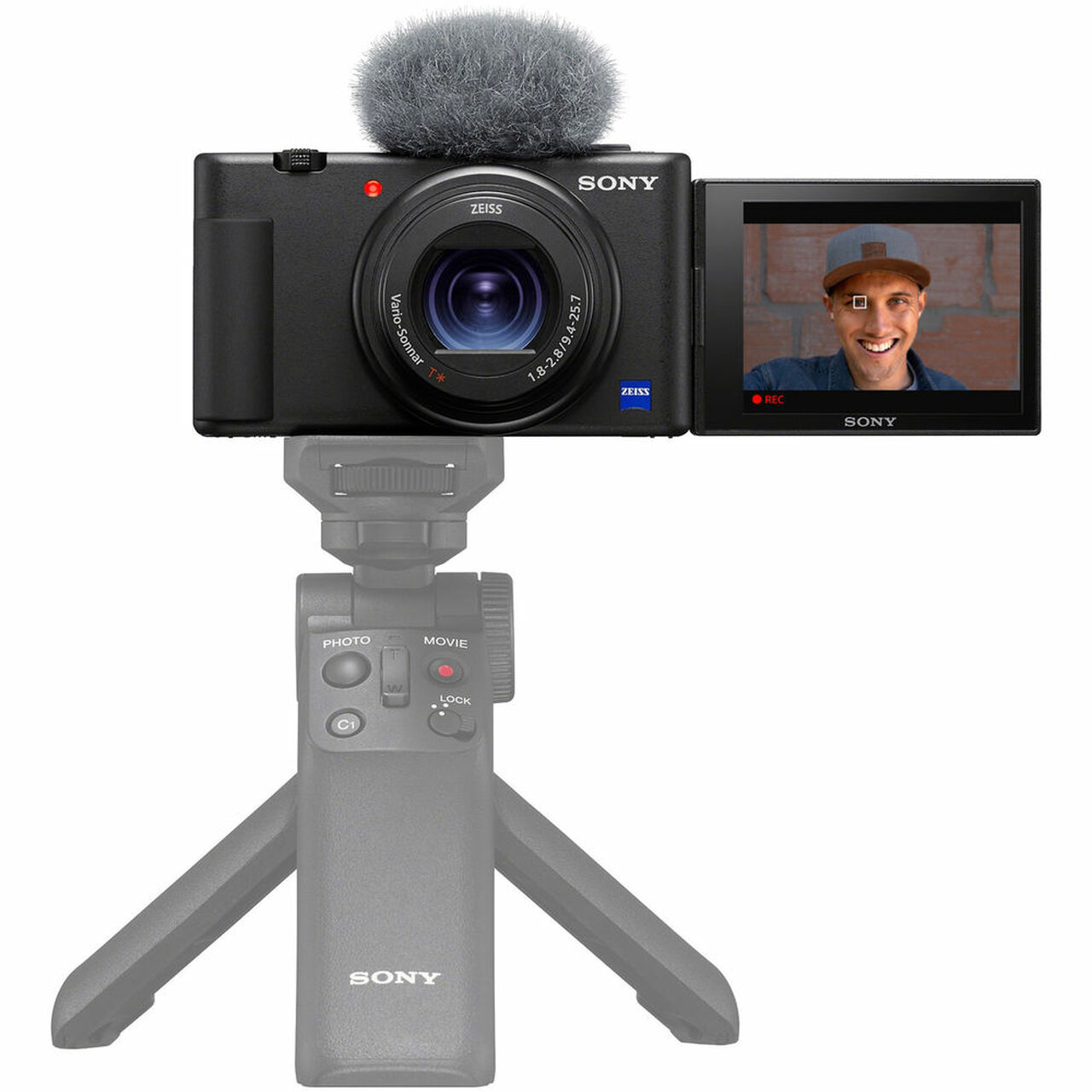 Sony ZV-1 Digital Vlogging Camera with Sony GP-VPT2BT Wireless