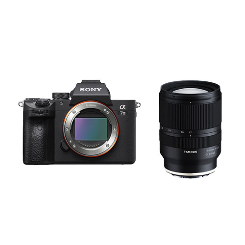 Sony a7 III Camera Wide Angle Lens Kit with Tamron 17-28mm