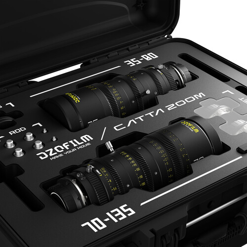 DZOFilm Catta 35-80mm & 70-135mm T2.9 E-Mount Cine Zoom 2-Lens