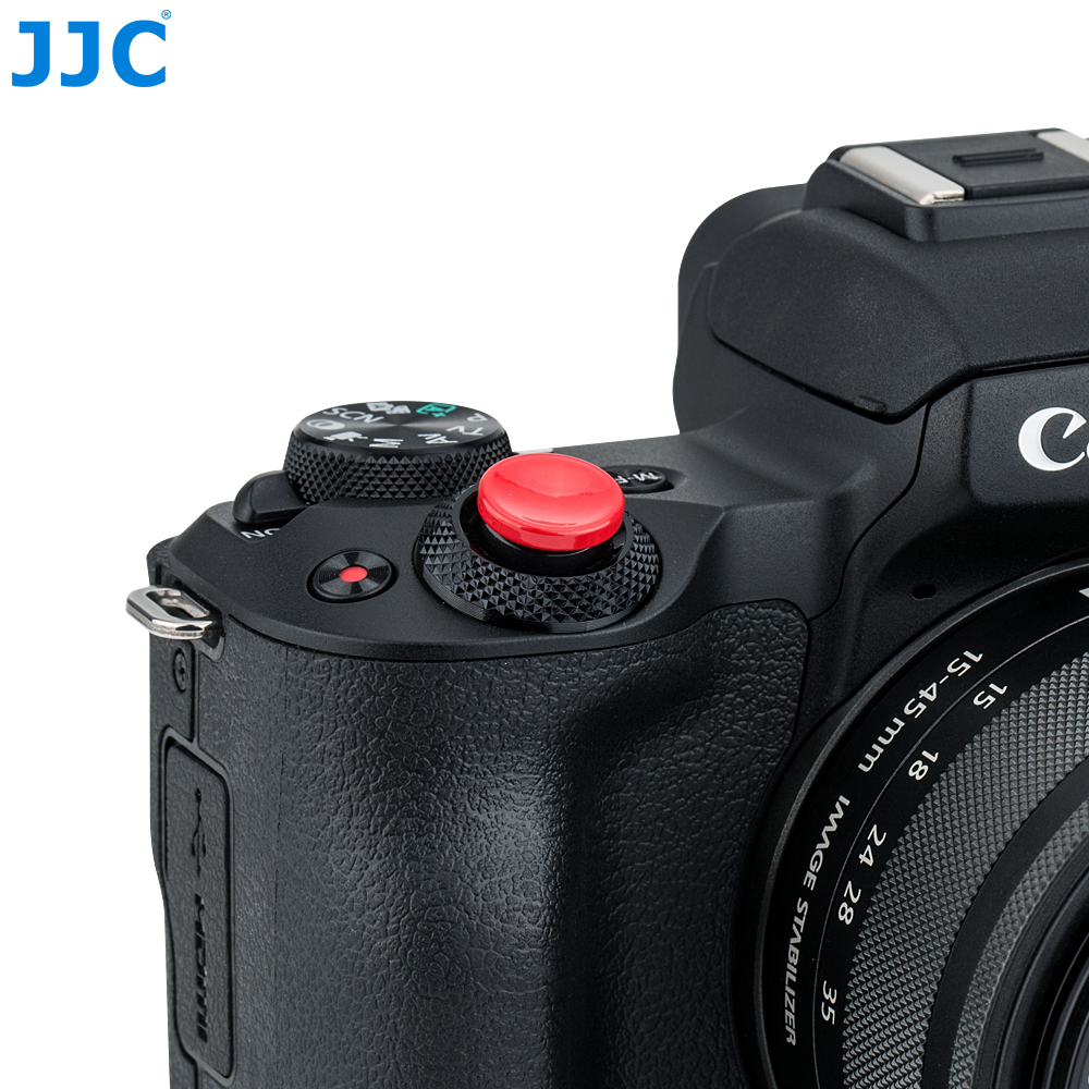 JJC Concave Soft Release Button for Camera with flat shutter