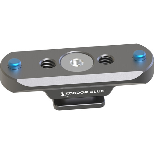 Kondor Blue NATO Rail to Hot Shoe Adapter for Remote Trigger Top