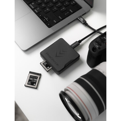 外付けハードディスク・ドライブ ProGrade USB 4.0 Single-Slot Card Reader Amazon.com: CFexpress Type A Single-Slot Memory Card Reader