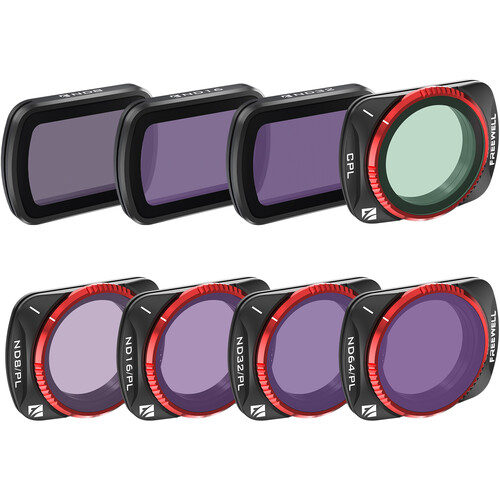 Freewell All-Day Filter Kit for DJI Osmo Pocket (8-Pack