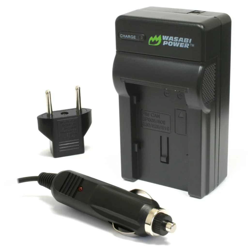 thumbnail image 2 of Wasabi Power Battery (2-Pack) And Charger Kit For Canon BP-828 Camcorder Batteries 2 of 6