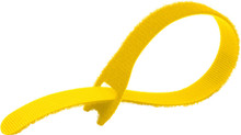 Kupo MEZ-TIE Velcro Cable Ties, 2 x 20 cm - 50 Pack, Yellow