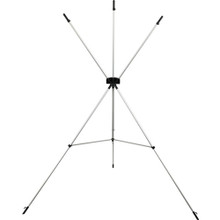 Westcott X-Drop Wrinkle-Resistant Backdrop Kit - Neutral Gray Sweep (1.5 x 3.7m)