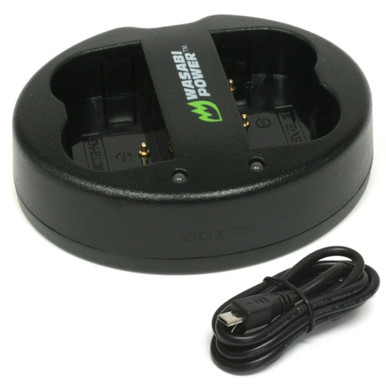 Wasabi Power EN-EL3e Battery  Dual Charger