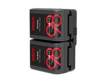 SWIT KA-M20S DUAL Pocket V-mount Batteries Adaptor 2 x PB-M98S Pocket Batteries