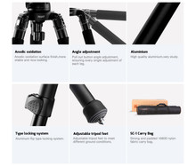E-Image GH03+760AT 75mm video tripod kit