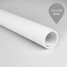 PVC Photography Backdrop 120 × 230cm (White)