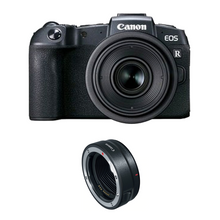 Canon EOS RP Camera Kit with RF 35mm f/1.8 Lens and RF to EF Adapter + BONUS Battery