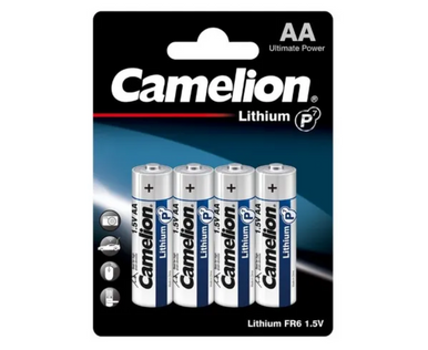 CAMELION LITHIUM AA 4PK [OM12]
