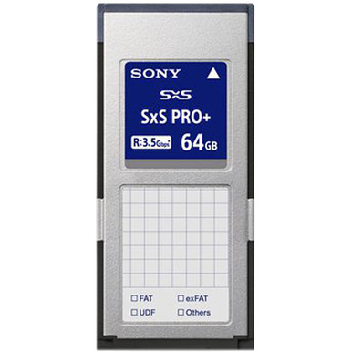 SONY SBP64E SXS PRO+ 64GB CARD E SERIES