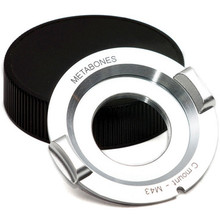 Metabones C mount to Micro 4/3 (Chrome) - Ver 3 (MB_C-m43-CH3)