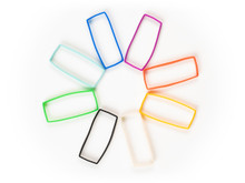 Tentacle SYNC E Silicone Bands Rainbow Set and Clamps