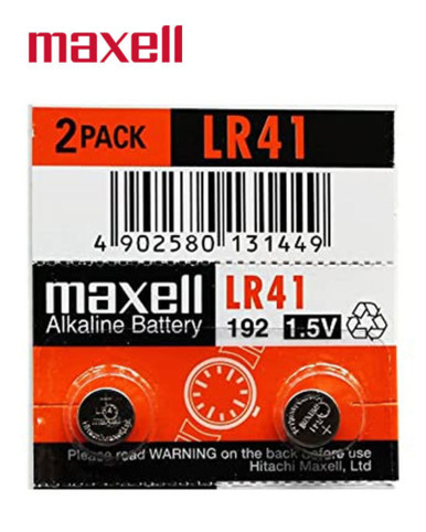 Maxell LR41 Alkaline 2 Cells