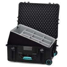 HPRC 2700w - Wheeled Hard Case With Second Skin Liner & Dividers - Blue / Grey