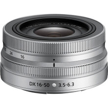 Nikkor Z DX 16-50mm F3.5-6.3 VR Lens (Silver)