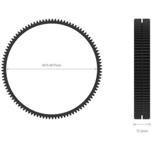 SmallRig Seamless Focus Gear Ring (75mm to 77mm)