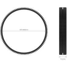 SmallRig Seamless Focus Gear Ring (78mm to 80mm)