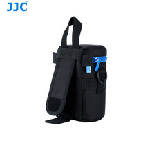 JJC DLP-2II Deluxe Lens Pouch (Interior 80 x 152mm, w/padded shoulder strap)