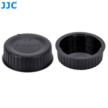 JJC Body Cap/Rear Lens Cap Set for Nikon F Lens/Camera (New Design)