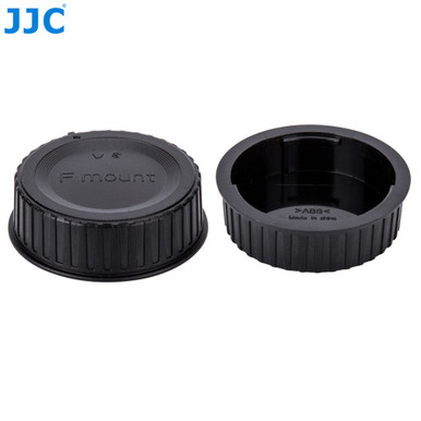 JJC Body Cap/Rear Lens Cap Set for Nikon F Lens/Camera (New Design)
