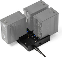 Zitay 4 Bay PD Fast Battery Charger Set full set (AU plug)