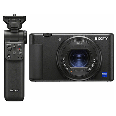 Sony ZV-1 Digital Vlogging Camera with Sony GP-VPT2BT Wireless