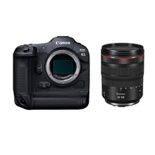 Canon EOS R3 Camera Lens Kit with RF 24-105mm f4 + BONUS Adobe Subscription