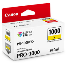 Canon Lucia Pro PFI-1000 Yellow Ink - 80ml
