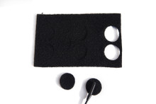 Rycote Undercover Lavalier Wind Cover (Black, 100-Pack, 100 Stickies)