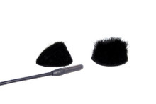 Rycote Overcovers, Black - 6 Black fur discs/30 Stickies Original