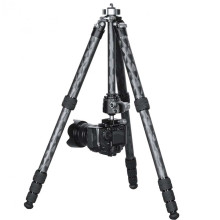 Leofoto LQ-365C+LH-47 CNC tripod , Hard anodize 10X Layers Carbon fiber tubes: 36/32/28/25/22MM