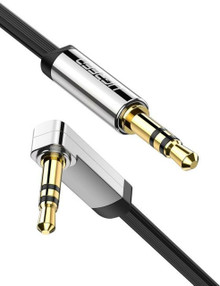 UGREEN 3.5mm Right Angle Audio Cable (Black 1m)