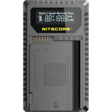 NITECORE UNK2 Dual-Slot USB Charger for Nikon EN-EL15 Batteries
