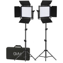 GVM 800D-RGB LED Studio 2-Video Light Kit with Softbox
