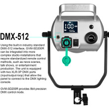GVM RGB & Bi-Color LED Studio Video Spotlight SD200R