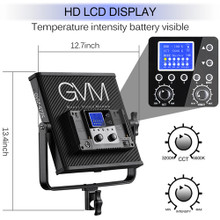 GVM 672S-B Bi-Color LED Video 2-Light Kit Black