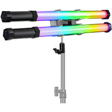 GVM BD60 LED Stick RGB 2-Light Wand Kit with Bracket
