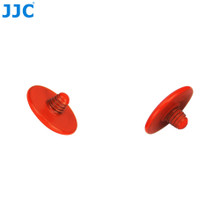 JJC Threaded & Convex Surface Soft Release Button - Orange (Size 10mm)