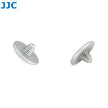 JJC Threaded & Convex Surface Soft Release Button - Silver (Size 10mm)
