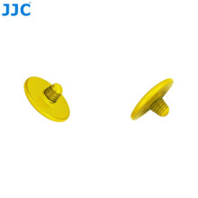 JJC Threaded & Convex Surface Soft Release Button - Yellow (Size 10mm)