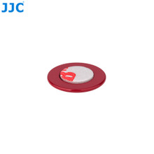 JJC Convex Soft Release Button for Camera with flat shutter release (Dark Red, Size 10mm)'
