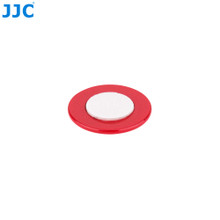 JJC Convex Soft Release Button for Camera with flat shutter release (Red, Size 10mm)